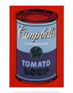 워홀 / Warhol: Campbells Soup Can blue & purple