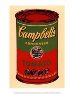 워홀 / Warhol: Campbells Soup Can green & red