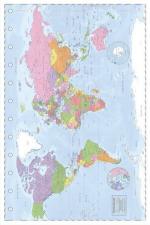 Political World Map: Miller Projection