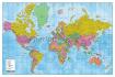 World Map: Political & Terrain