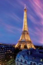 Eiffel Tower At Dusk