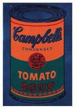 워홀 / Colored Campbell's Soup Can, 1965 (blue & orange)