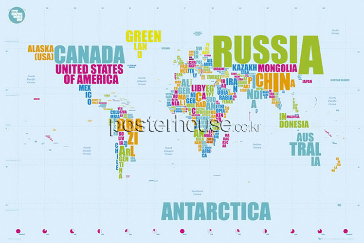 World Map: In Words