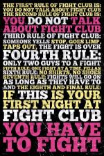 파이트 클럽 / Fight Club 8 Rules: Typography