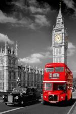 LONDON: Big Ben Bus and Taxi