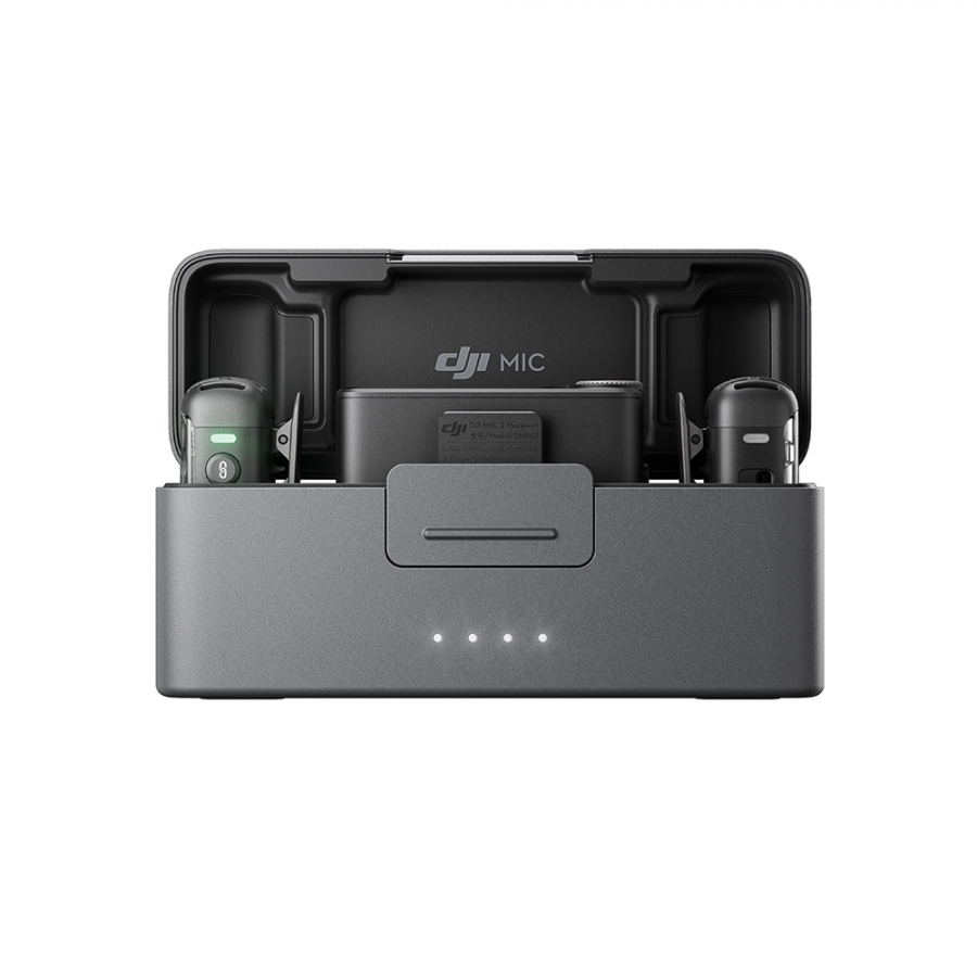 DJI MIC 2 (2 TX + 1 RX + 충전 케이스) 마이크2 핸드짐벌 브이로그 무선 마이크세트