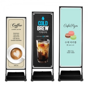 코너배너 실외용 브라켓형