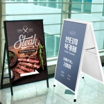 개폐형 철제 입간판