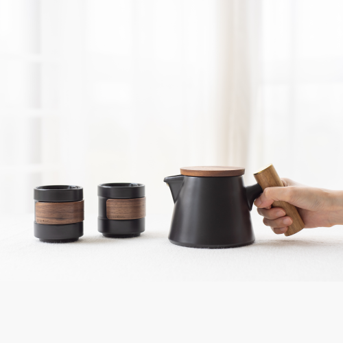 블랙세라믹 티팟&티컵