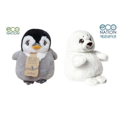 에코네이션/아기 황제펭귄 소형 20cm, 바다표범 (택1)