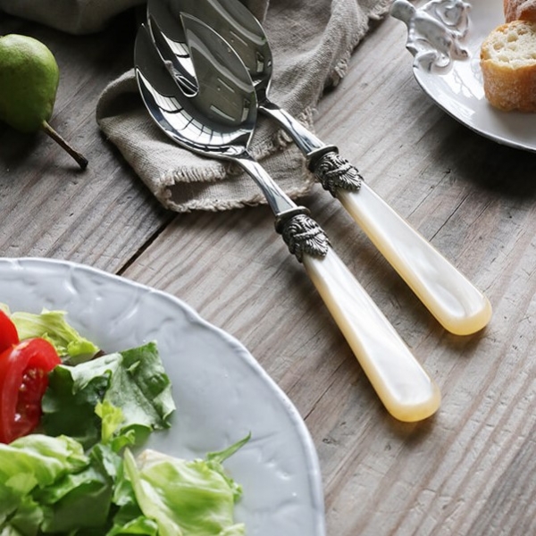 NAPOLEON SERVERS PEARL IVORY_샐러드 서버 2P Set