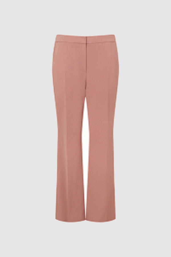 [공식몰] 스티치 포인트 배기핏 팬츠 다크핑크