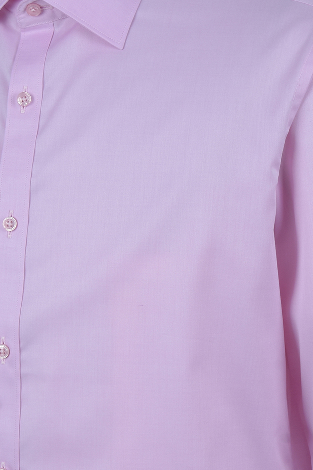 [공식스토어] 120수 면혼방 솔리드 슬림핏 셔츠 핑크 YJ3SUS526PI