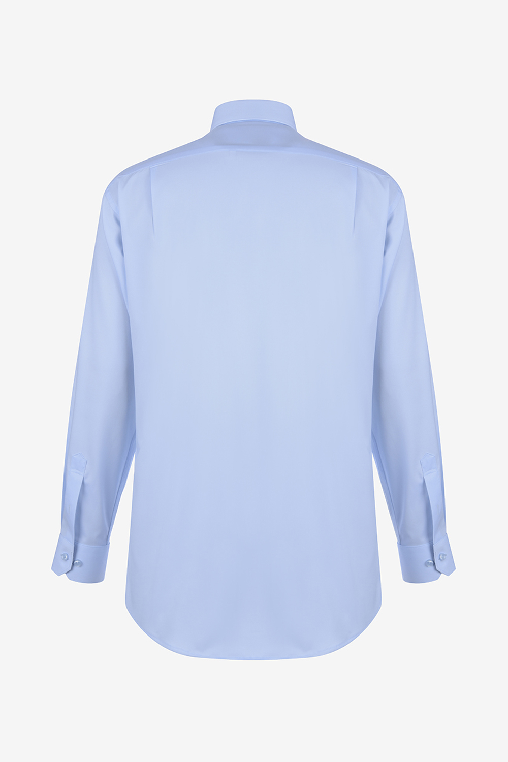 [공식스토어] 면혼방 스트레치 배색 일반핏 셔츠 블루 YJ3SUR501BL