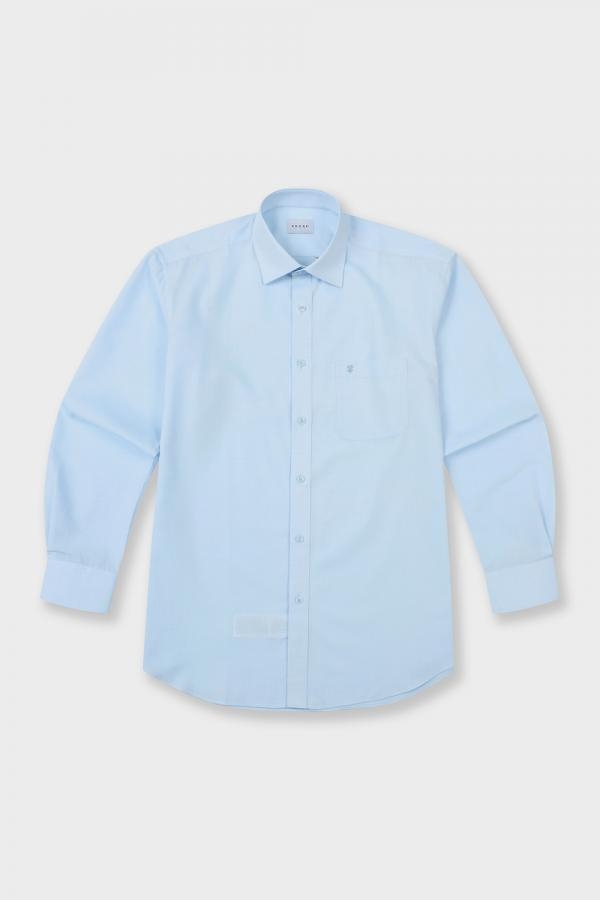 [공식스토어] 레귤러핏 구김적은 혼방 솔리드 셔츠 블루 YJ4SBR105BL