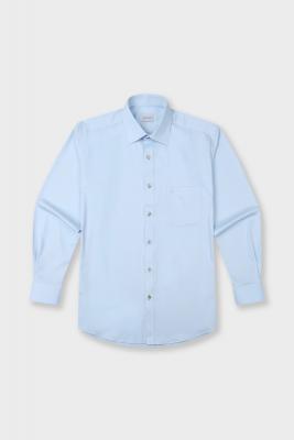 [공식스토어] 에코 비스코스 솔리드 일반핏 셔츠 블루 YJ4SUR504BL