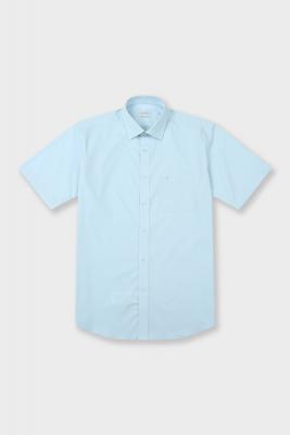 모달 스트레치 일반핏 솔리드 셔츠 블루 YJ4MBR202BL