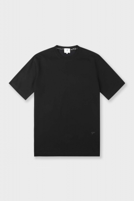 [공식스토어] 면폴리 크루넥 반팔 티셔츠 블랙 YJ4MTS469BK