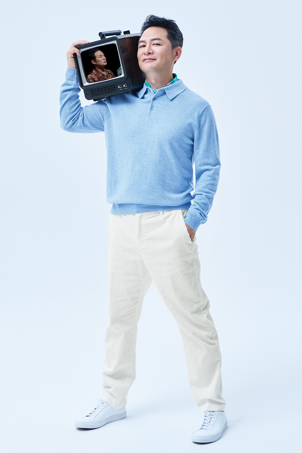 [공식몰] 스트레치 코듀로이 팬츠 화이트