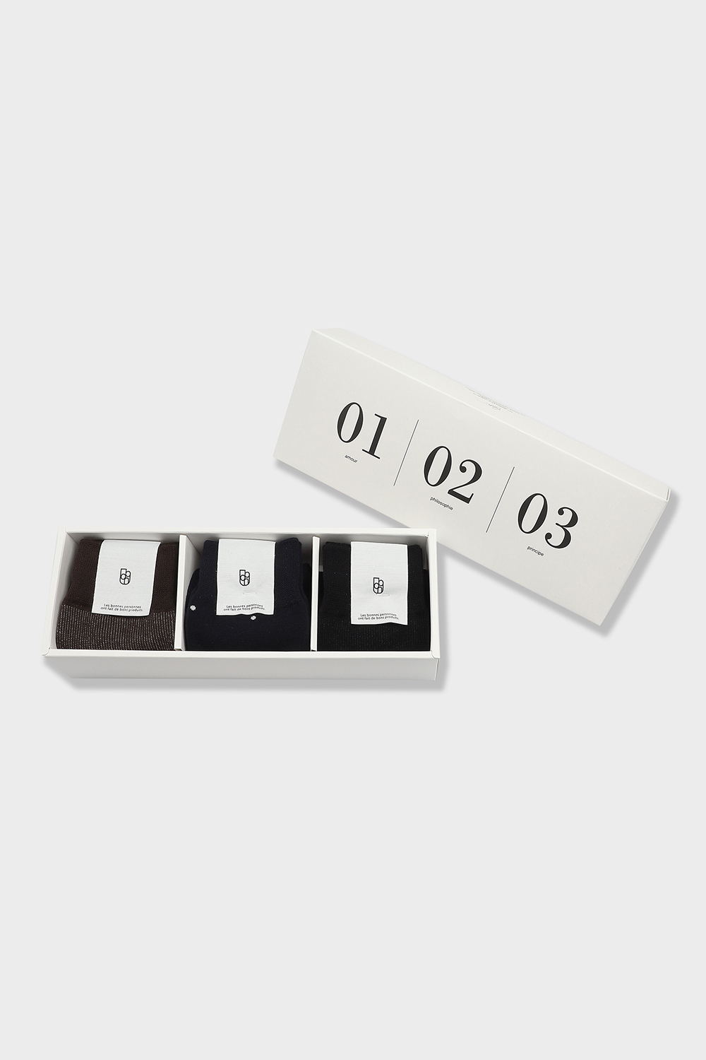 [공식몰] 면 혼방 양말 3PACK