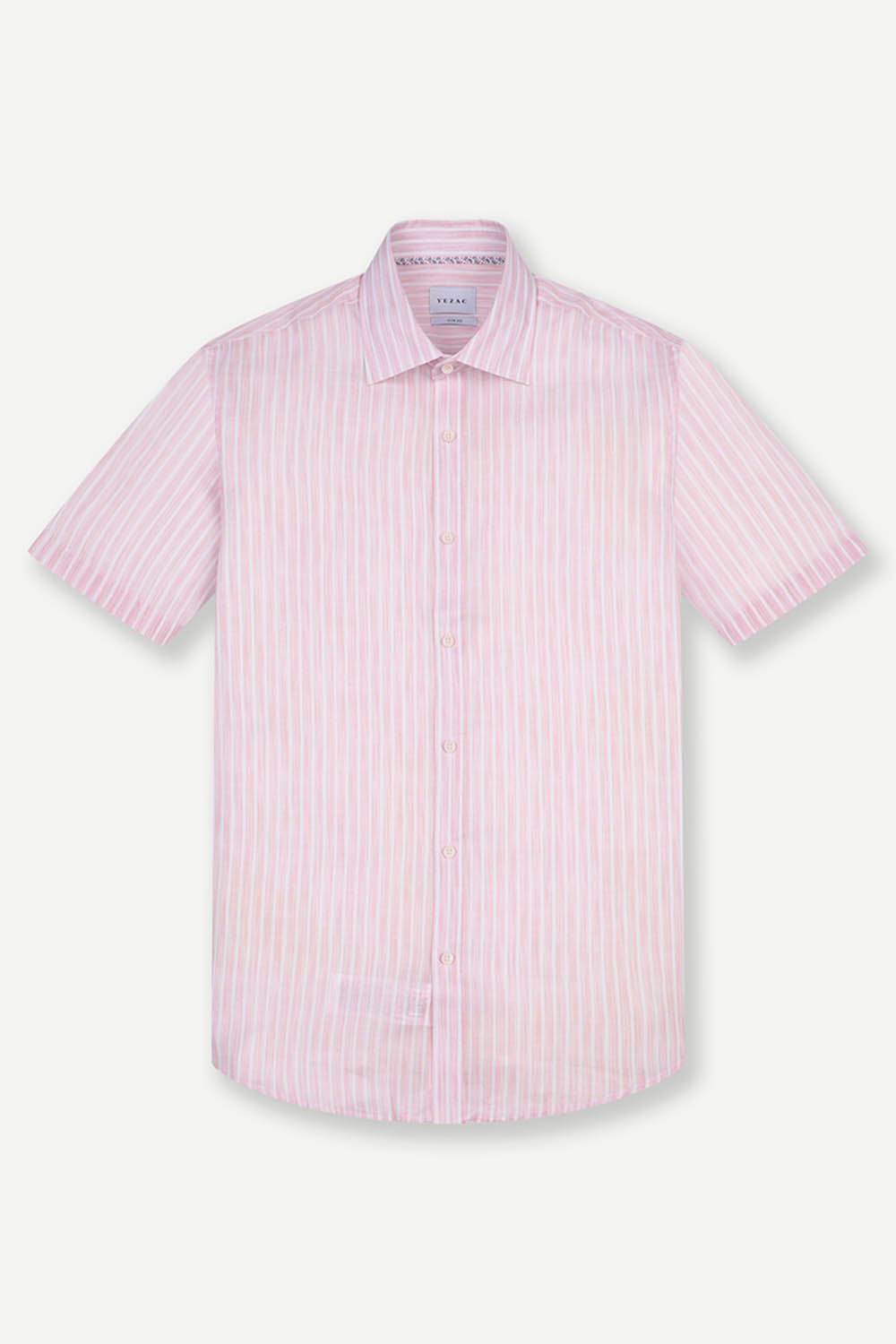 [예작][이지케어] 구김적은 스트라이프 슬림핏 셔츠 핑크