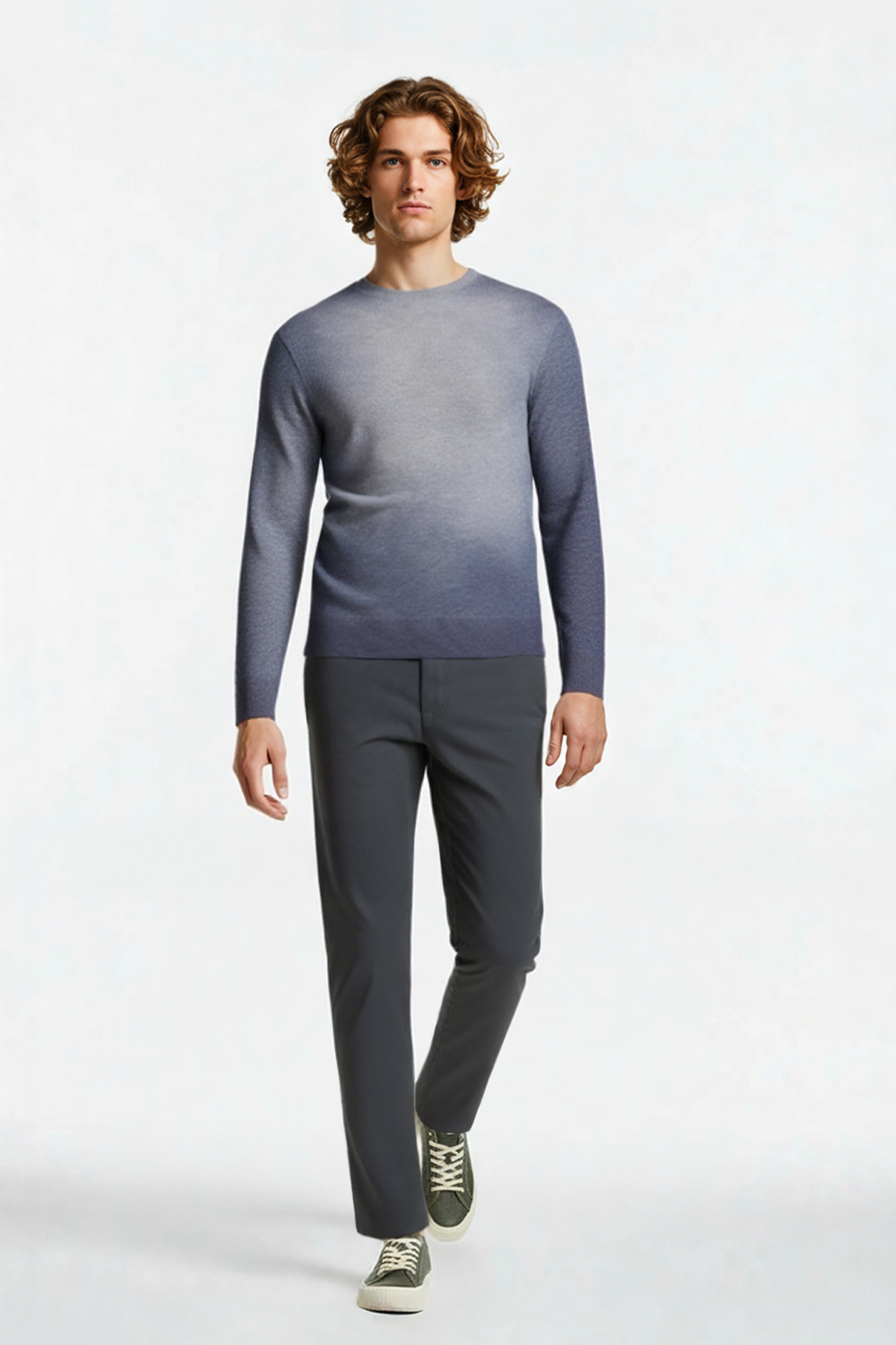 [공식몰] 윈터 코듀로이 스트레이트 팬츠 네이비