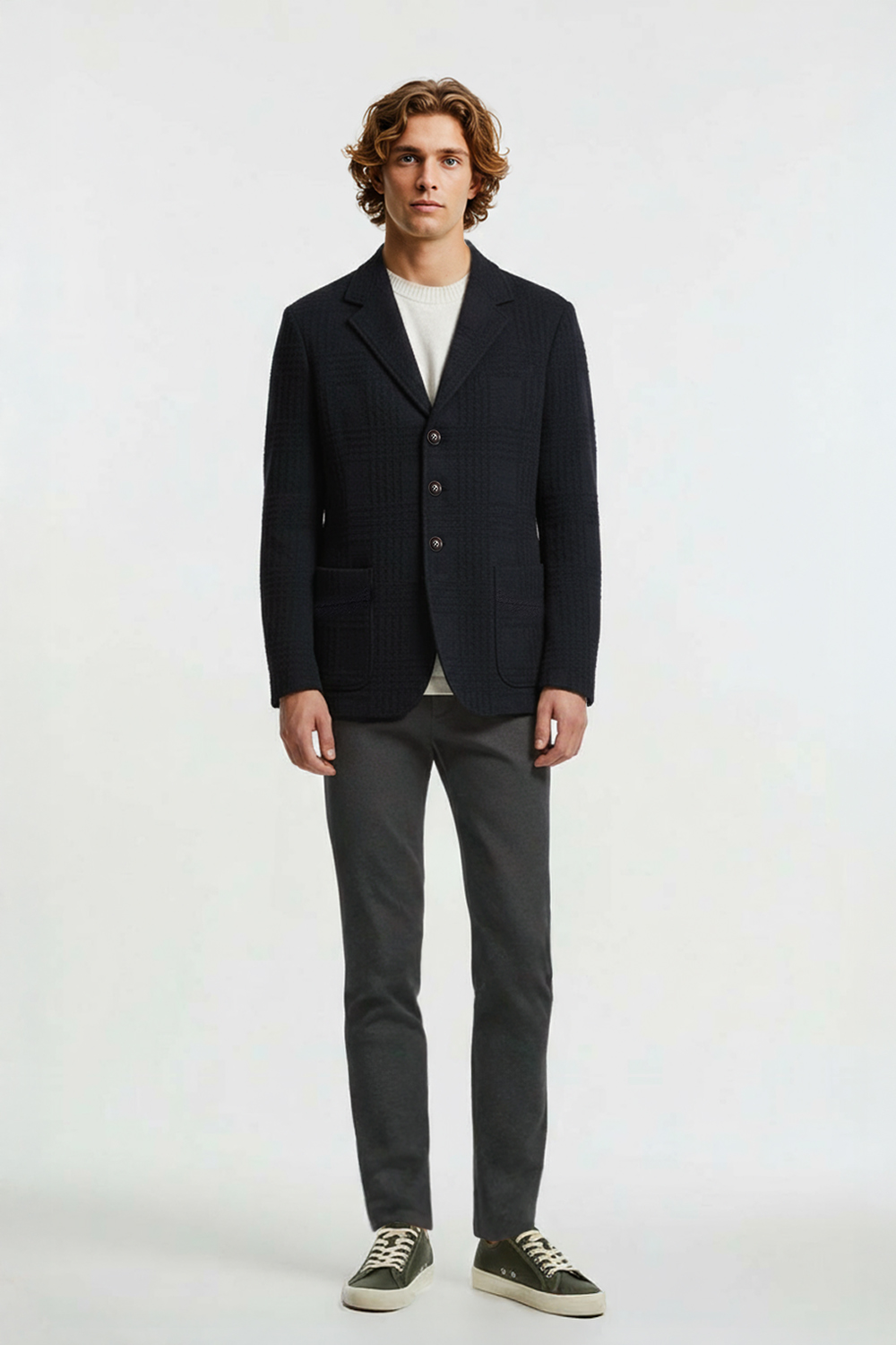 [공식몰] 프리미엄 스판 기모 팬츠 그레이