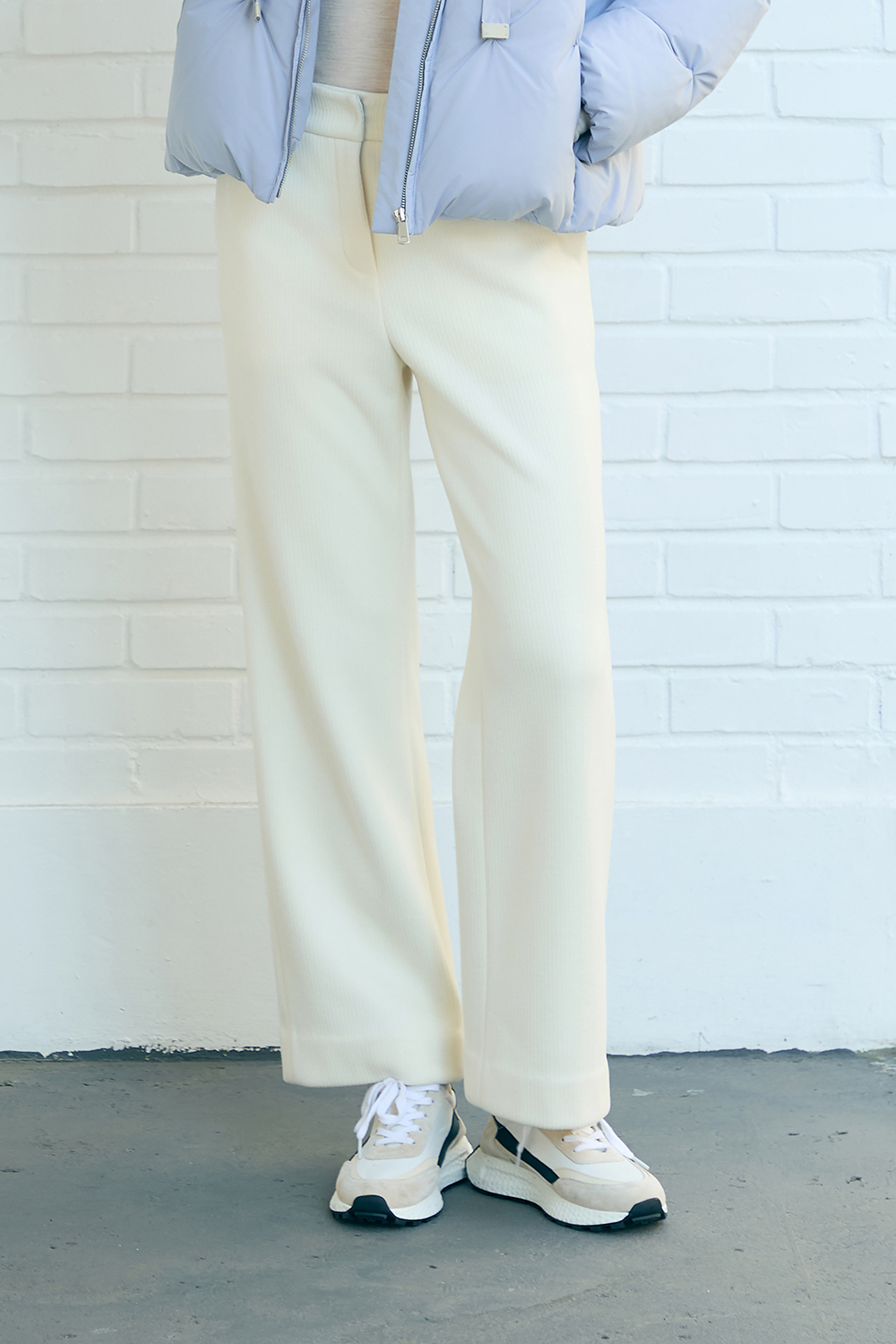 [캐리스노트] 코듀로이 스트레이트 팬츠 아이보리