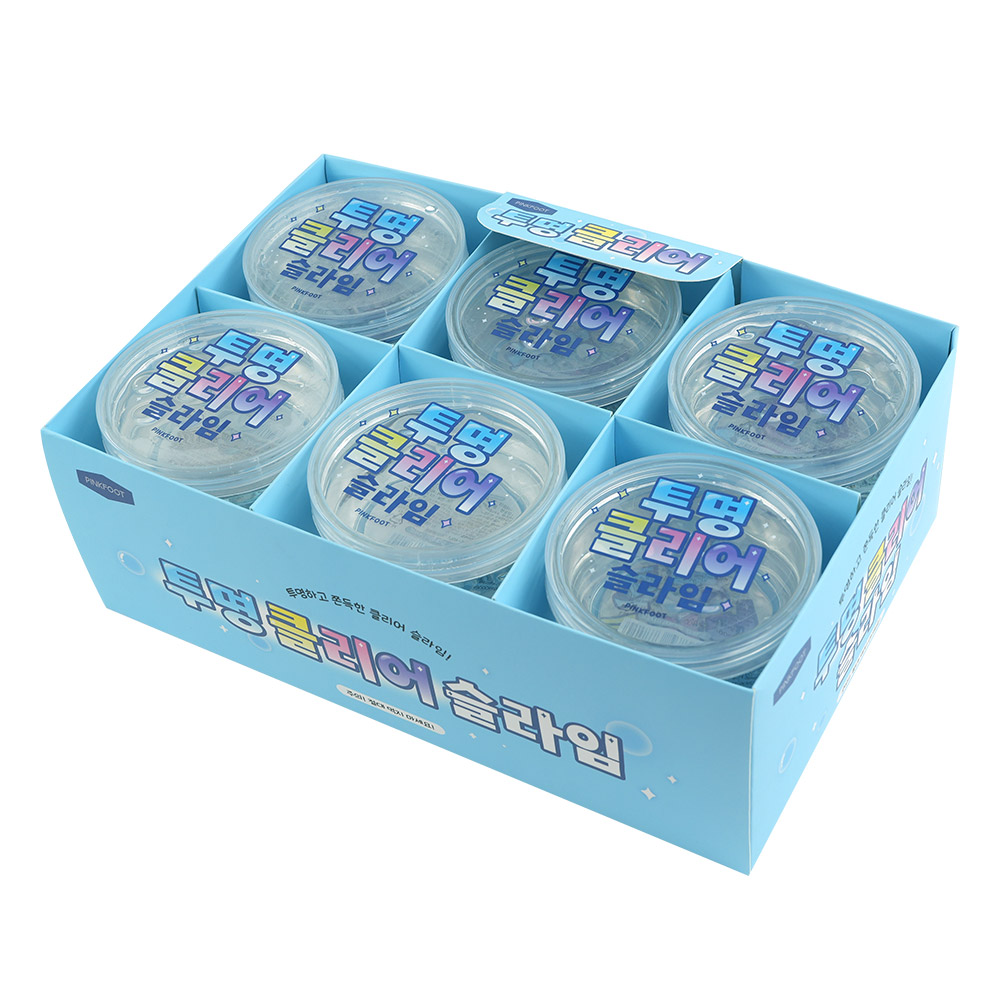 투명클리어슬라임 인박스(12개세트)