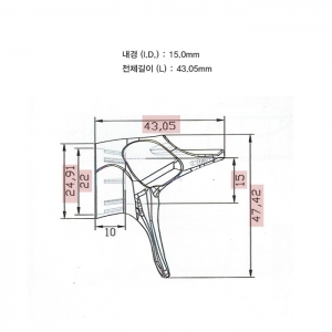 우드패턴 MK16 스플릿 베이트 릴시트 (바디)- 라이트우드(LW) MKTS16-LW