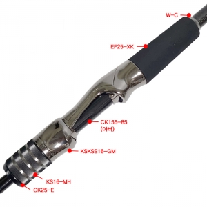 PVD 도금 고광택 건메탈 RCHS16 스피닝 릴시트 (바디)- RCHS16-GM