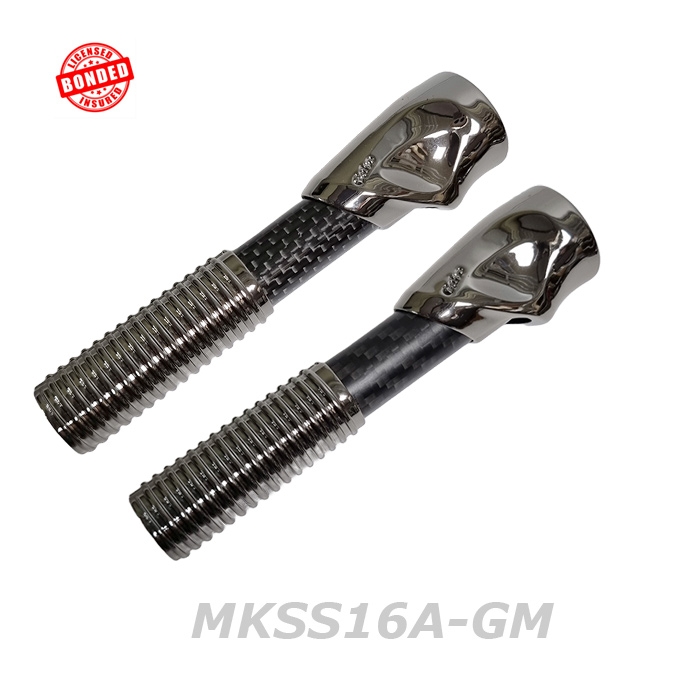 PVD 도금 고광택 건메탈 MK16 스플릿 스피닝 릴시트 키트 (본딩완료)-MKSS16A-GM