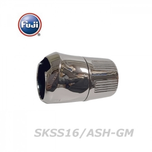 후지 PVD 도금 고광택 건메탈 SK16 고정식 너트 (SKSS16/ASH-GM)