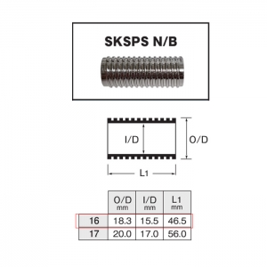 후지 PVD 도금 고광택 건메탈 SK16 릴시트 대용 스크류 (SKSPSN16-GM)