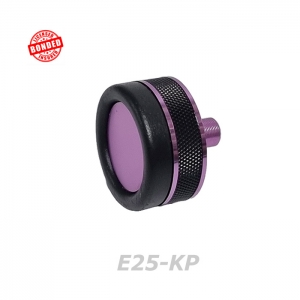 일반 PVC 하마개 (E25-KP) 널링 (Nurling) 와인딩체크 본딩완료 - 외경 25mm