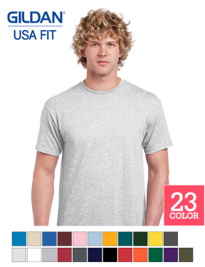 「GILDAN USA FIT 2000」 프리미엄 라운드티 (18수)(200g)(반팔)