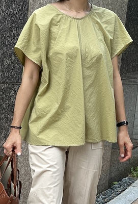 미엘 스티치 블라우스(2color)