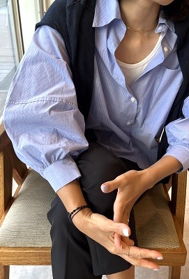 엠마 퍼프 셔츠(4color)