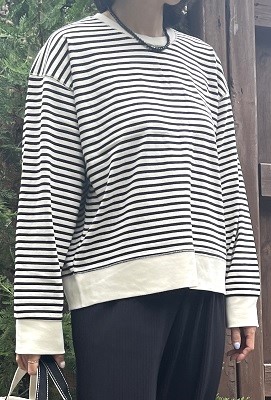 스트라이프 맨투맨(2color)