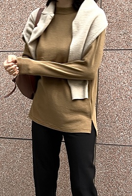 아르 울 티셔츠(3color)