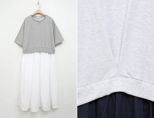 바네사 콤비 원피스(2color)