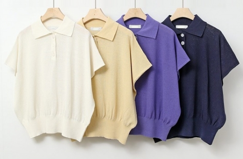 린넨 카라 니트(4color)