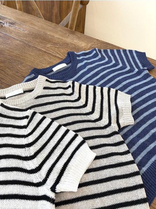 써머 스트라이프 니트(3color)