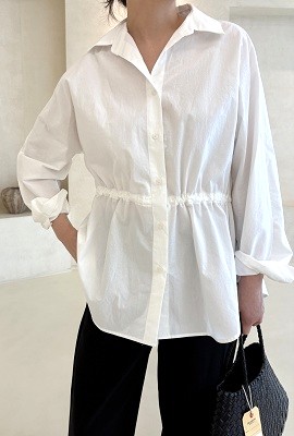 롱 스트랩 셔츠(2color)