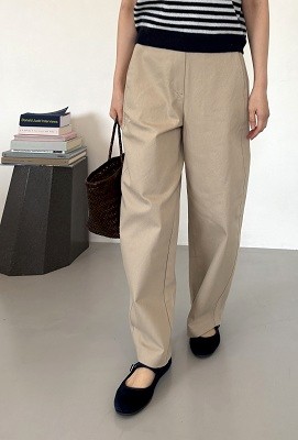 루즈 커브 팬츠(2color)