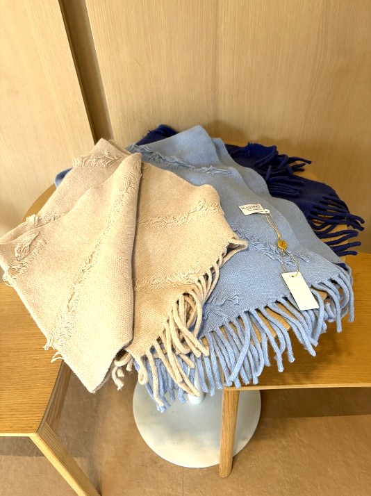 프린지 울 머플러(4color)