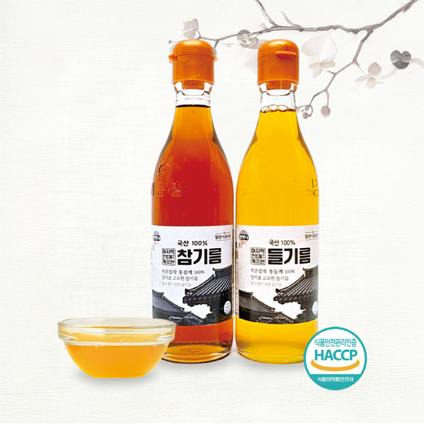 참맛나 국산 참기름 350ml*2병