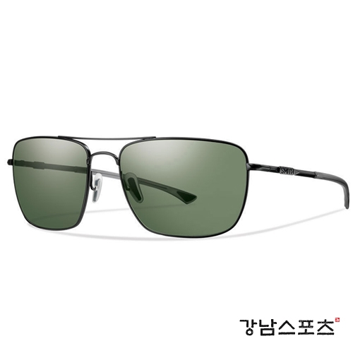 SMITH NOMAD-SUNGLASSES-MATTE BLACK-CHROMAPOP + POLARIZED GREY GREEN 스미스선글라스