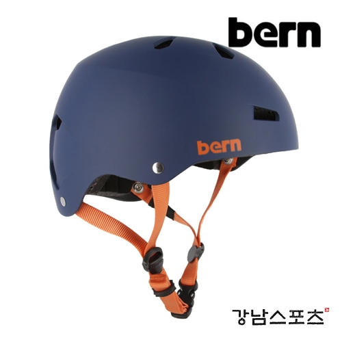 번 마콘 스노우보드,웨이크보드,인라인 헬멧 ( BERN MACON HELMET MATTE BLUE ORANGE )