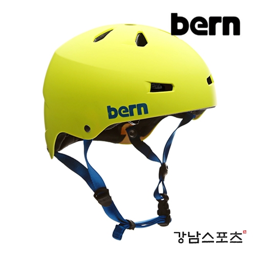 번 마콘 스노우보드,웨이크보드,인라인 헬멧 ( BERN MACON HELMET YELLOW BLUE )